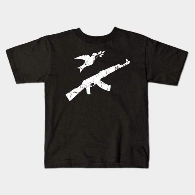 War and Peace Kids T-Shirt by cartogram